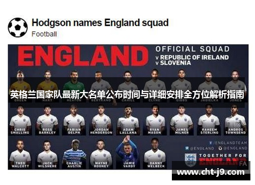 英格兰国家队最新大名单公布时间与详细安排全方位解析指南